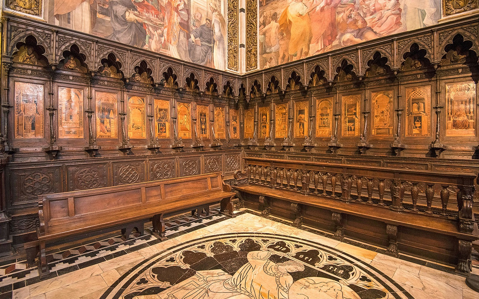 Wooden Inlays of the Choir by Fra Giovanni Da Verona