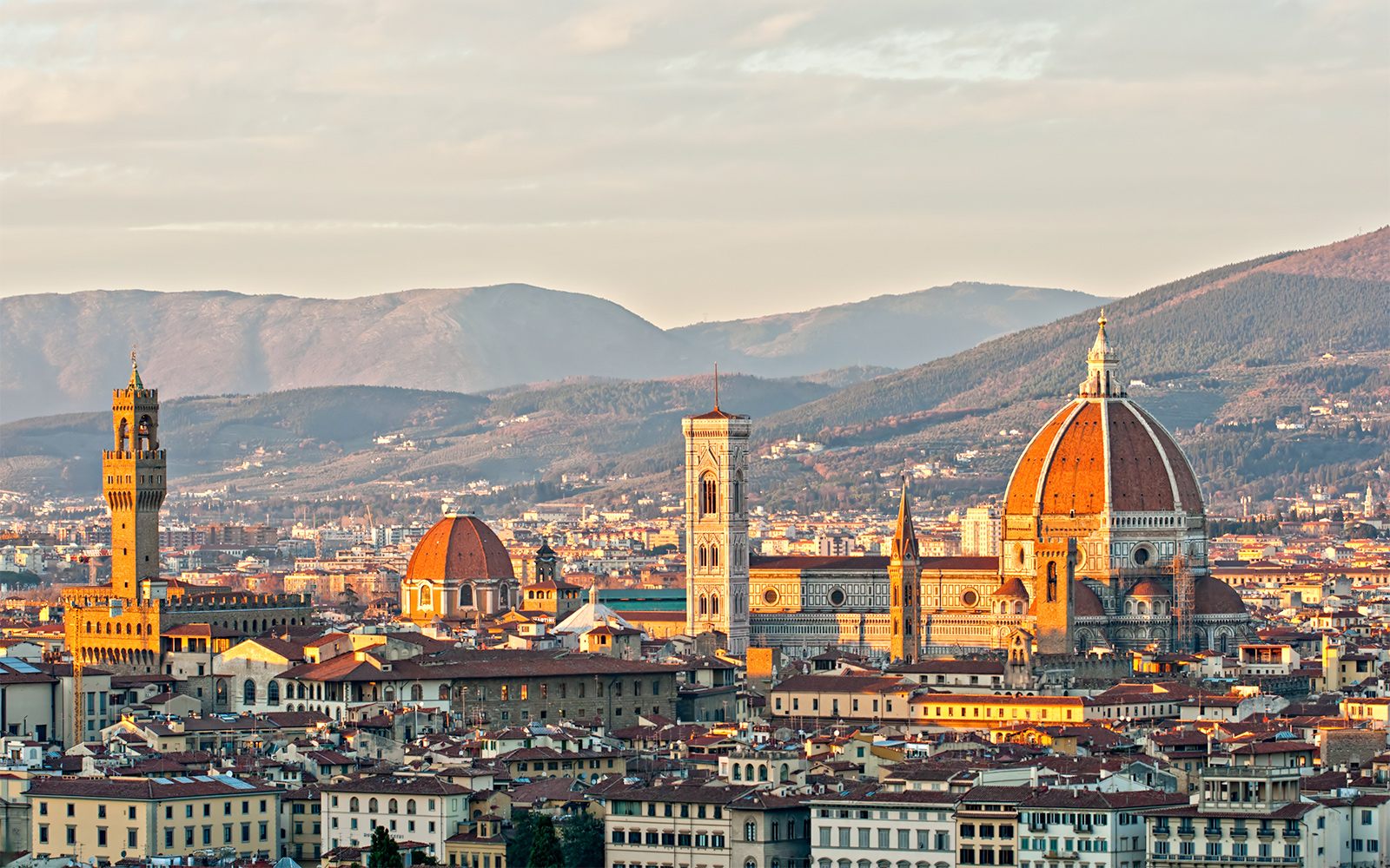 Florence view from Strozzi Palace