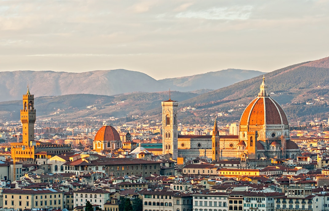 Florence view from Strozzi Palace