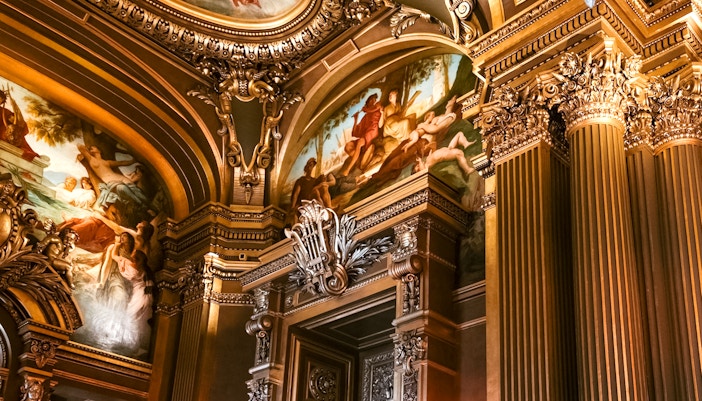 Opéra Garnier style architectural - Détails plus modestes