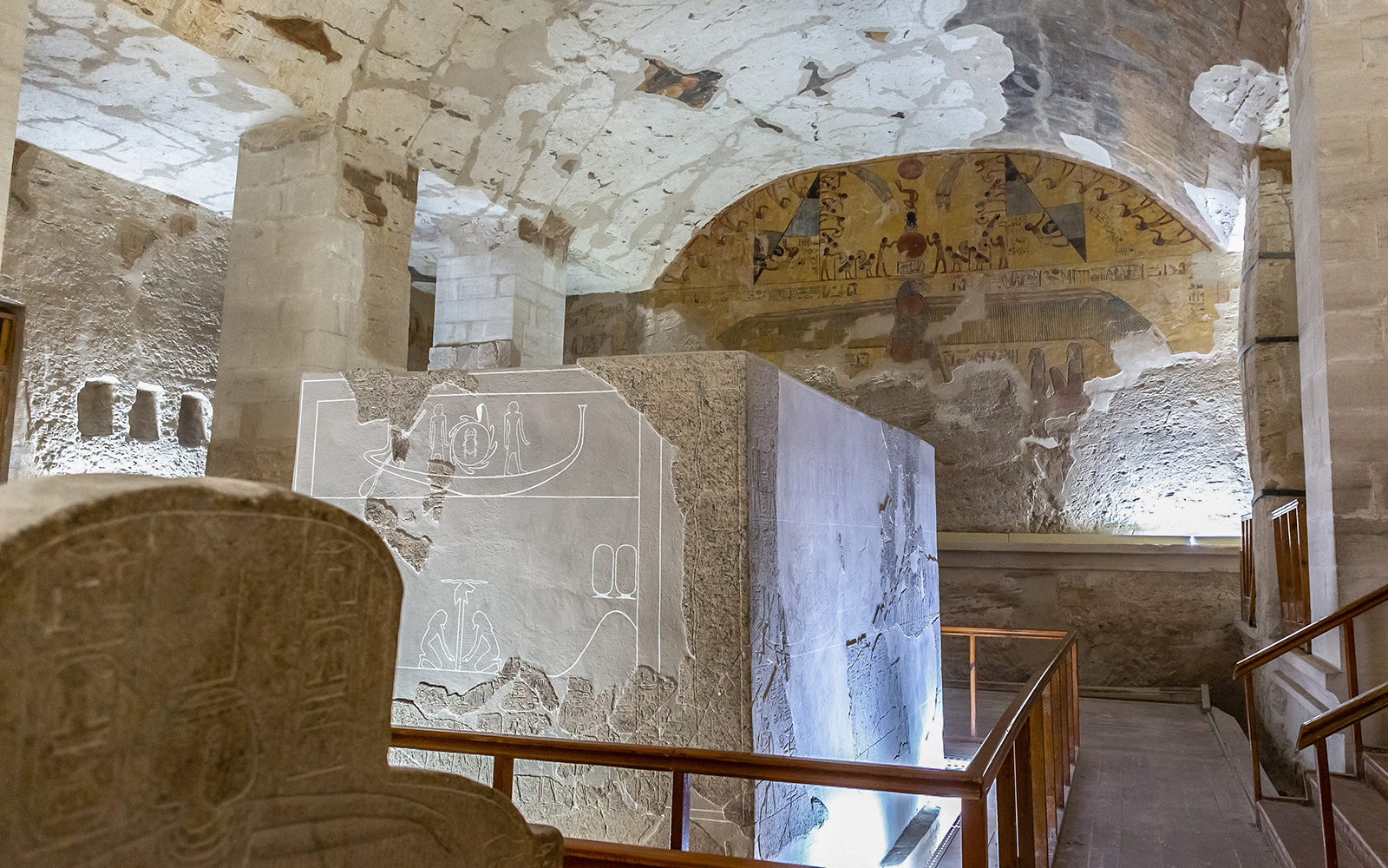 Tumba do rei Merenptah no Vale dos Reis