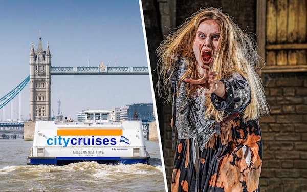 Combo: Flexible Sightseeing Cruise on River Thames + London Dungeon Tickets