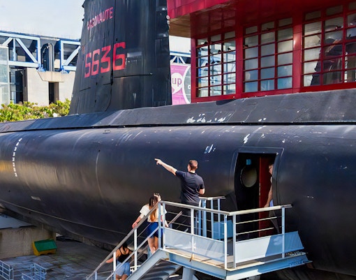 Argonaute submarine at Science and Industry Museum, Paris