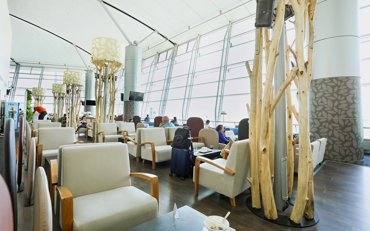 Rose Business Lounge seating area, Terminal 2, Tan Son Nhat International Airport.