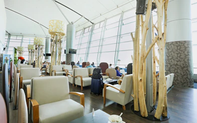 Rose Business Lounge seating area, Terminal 2, Tan Son Nhat International Airport.