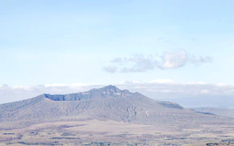 Mount Longonot crater view in Mount Longonot National Park, near Naivasha, Kenya.