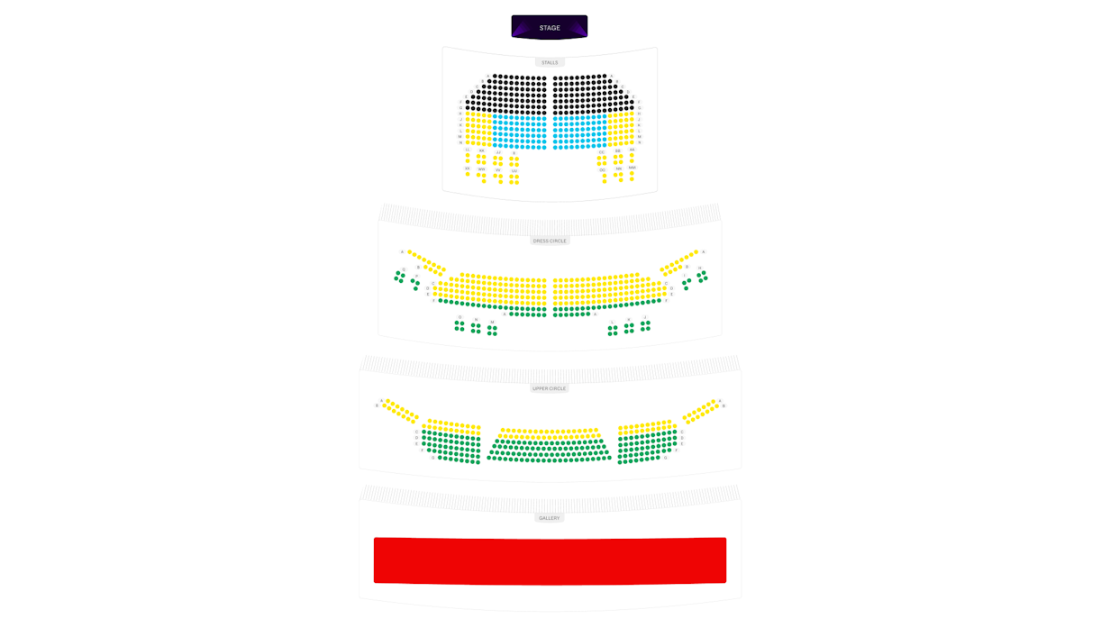 Hackney Empire Seating Map