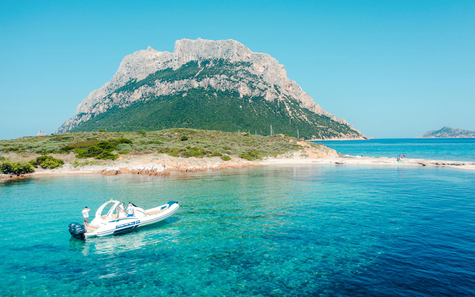 From La Caletta: Tavolara & Molara Small-Group Boat Tour with Snorkeling