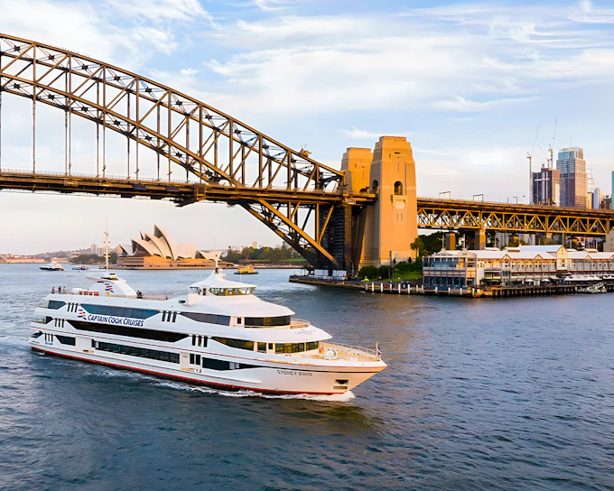 Captain Cook 2 or 3-Course Lunch Cruise on Sydney Harbour