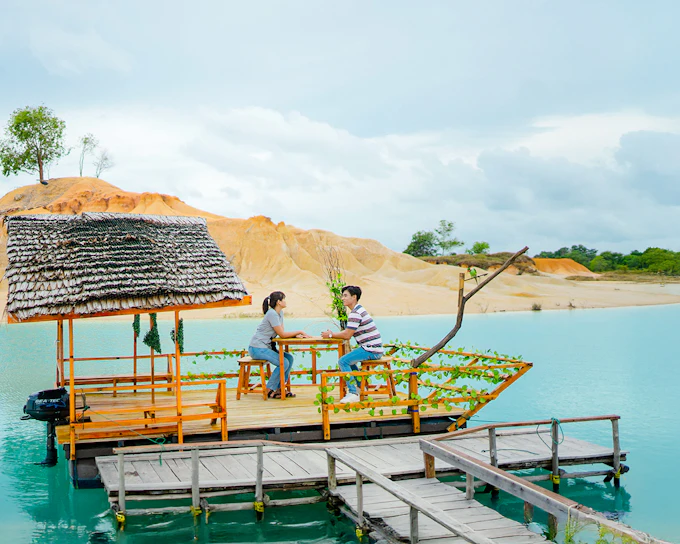 Bintan Private Day Tour: Mini Desert & Blue Lake tour with Hotel Transfers