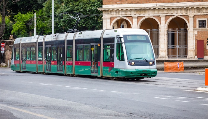 Rome tram