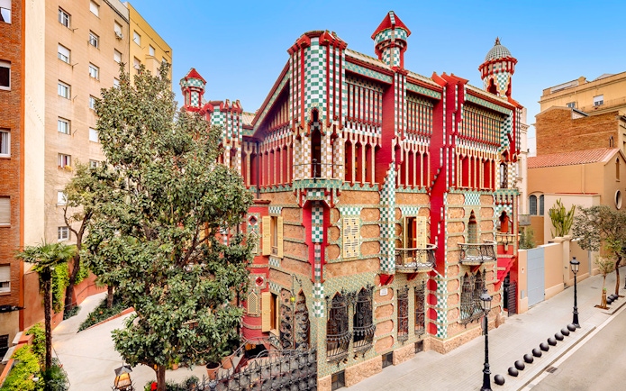 Casa Vicens' colorful architecture in Barcelona, part of the All Inclusive Card tour.