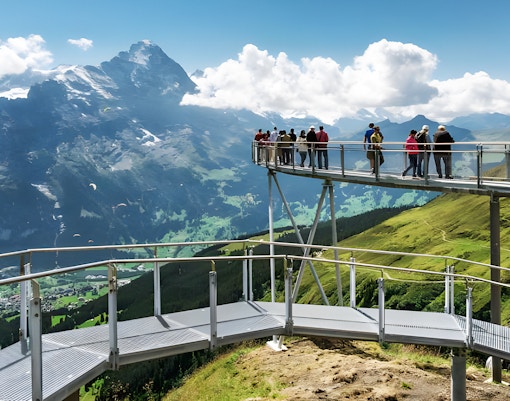 First Cliff Walk at Grindelwald First