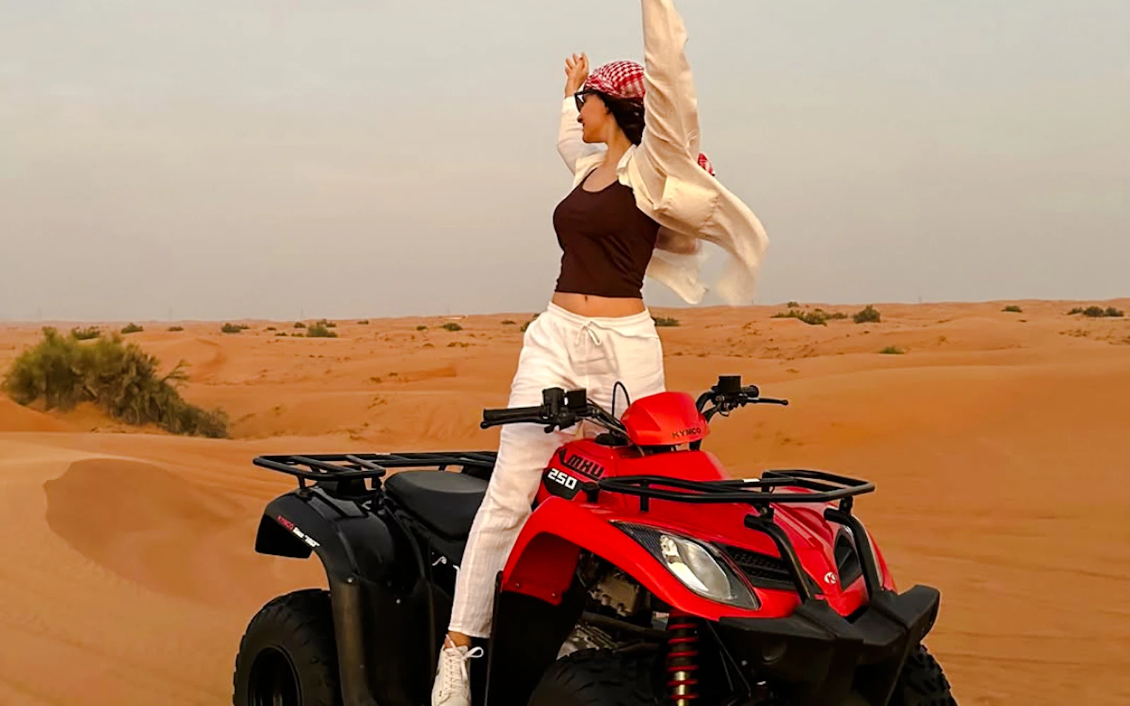 Dubai Red Dunes Evening Desert Safari with 4x4 Transfers, Dune Bashing & BBQ Dinner