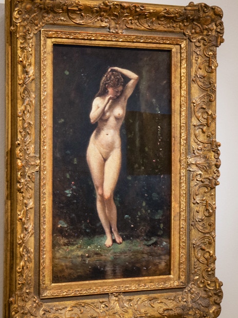 Diana Bathing by Corot at Thyssen Bornemisza Museum, Madrid.