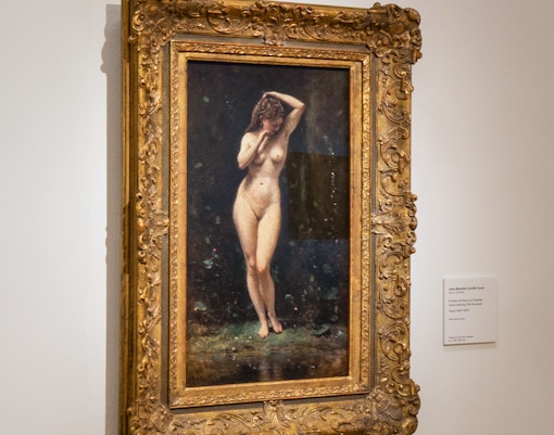 Diana Bathing by Corot at Thyssen Bornemisza Museum, Madrid.