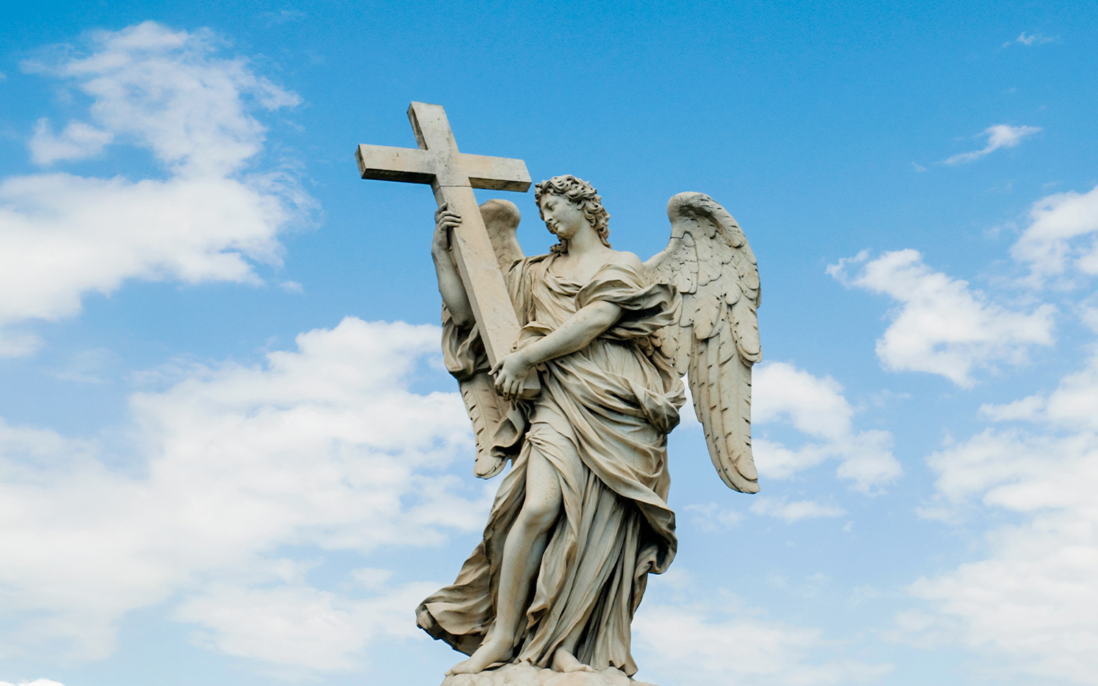 Angel with the cross - Ponte Sant'Angelo - Rome