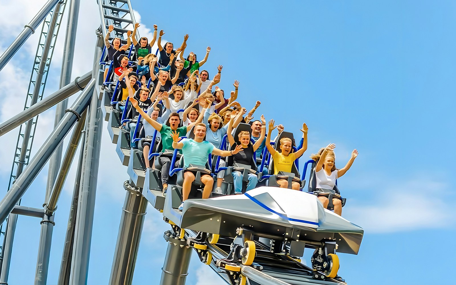 Hyperion roller coaster Energylandia