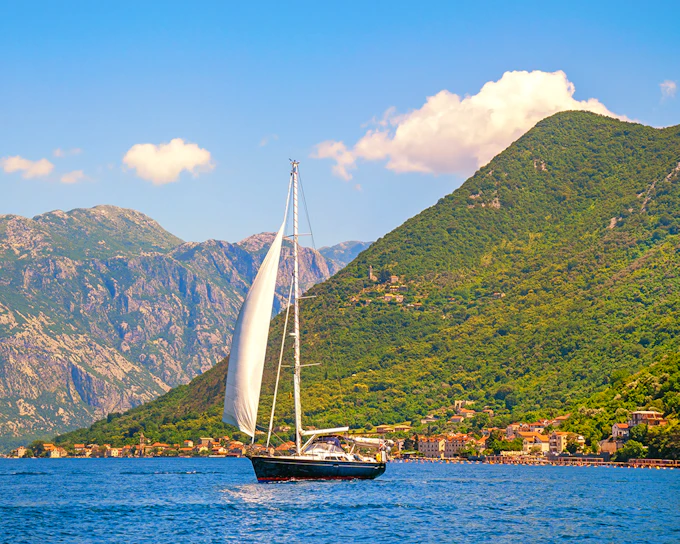 From Kotor/Budva/Tivat: Full Day Catamaran Cruise with Blue Cave Visit