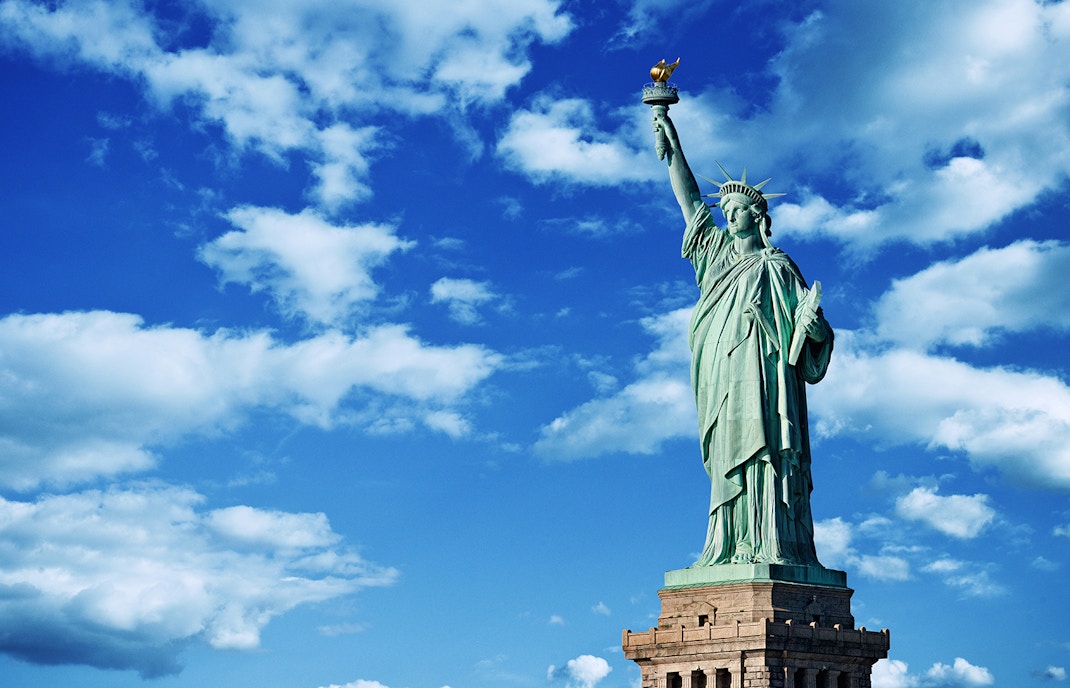 Conception - statue of liberty construction architecture