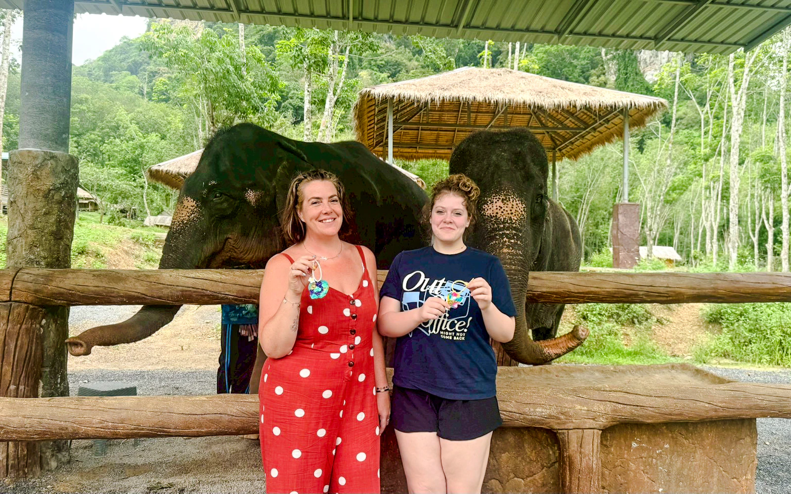 Krabi Elephant Local Project: Elephant Snack-Time Feeding and Recycling Workshop with Transfers (Product 56544)