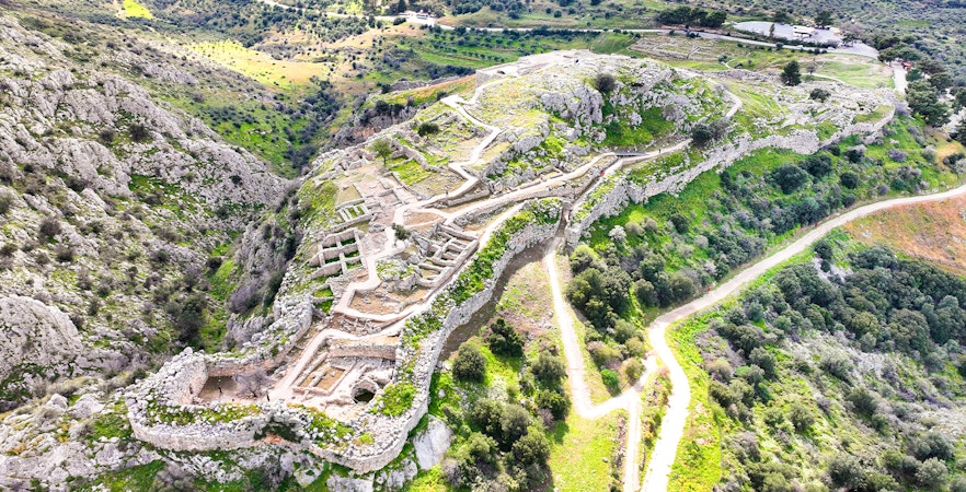Tururi de la Atena la Mycenae