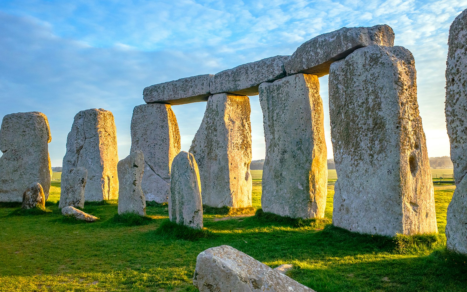 Stonehenge monument with standing stones in Salisbury, United Kingdom.