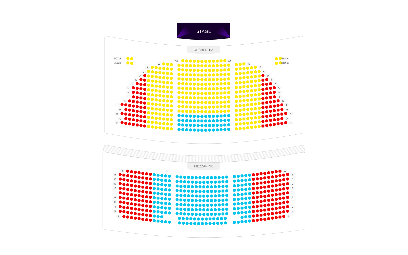 Music Box Theatre Seating Chart