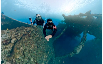 usat liberty shipwreck & coral garden beginner dives with private guide and round-trip hotel transfers-5