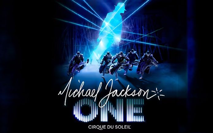 Cirque du Soleil performers in Michael Jackson ONE show.