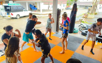 koh chang beginner muay thai boxing class-13