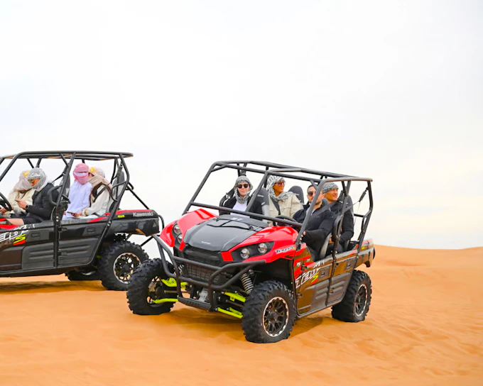 Dubai Desert Safari with 4x4 Dune Bashing, Camel Ride, BBQ Dinner, Live Shows and Hotel Transfers