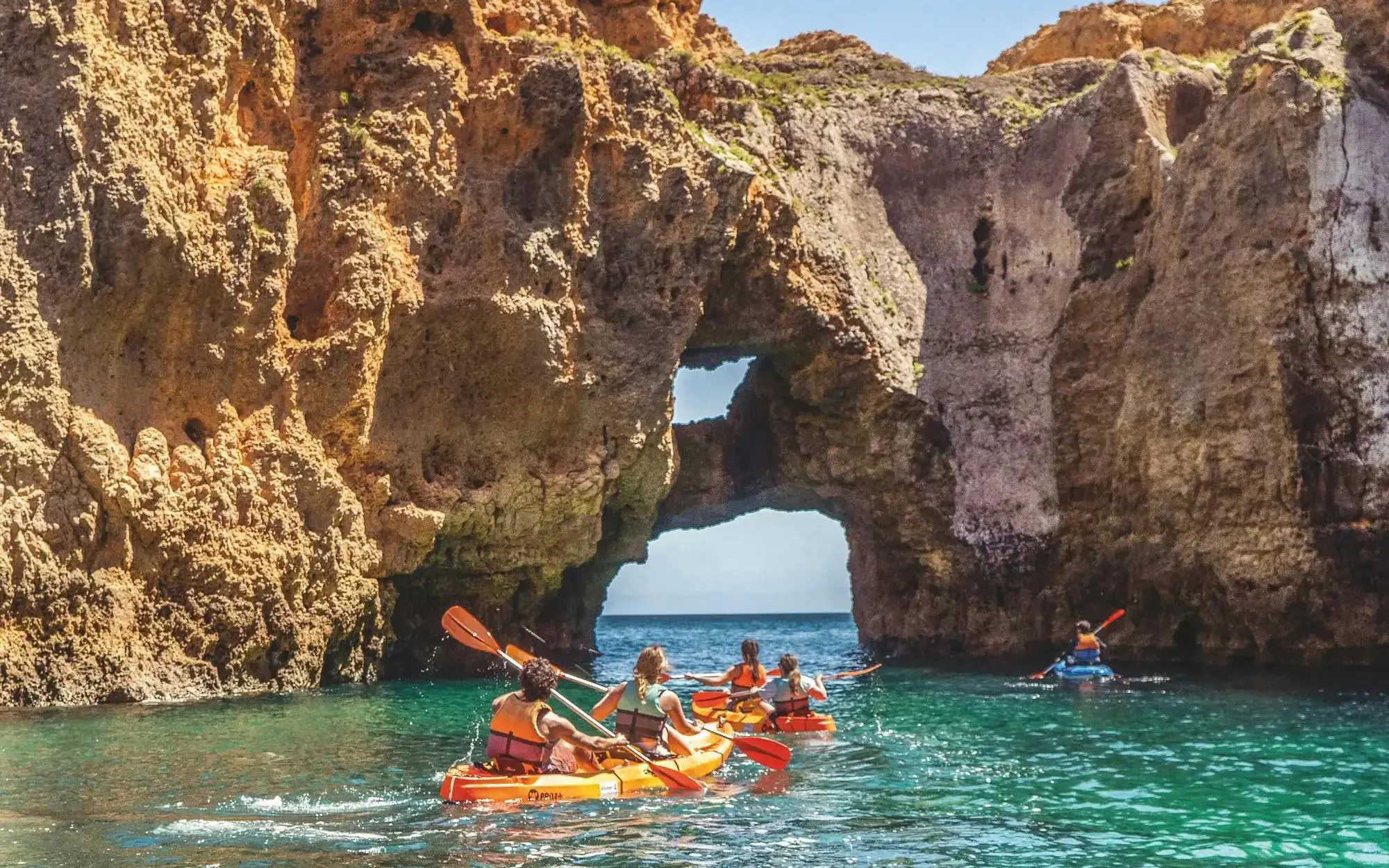 From Lagos: Ponta da Piedade Caves Kayak Tour