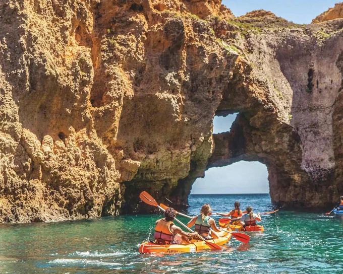 From Lagos: Ponta da Piedade Caves Kayak Tour (Headout 49708)