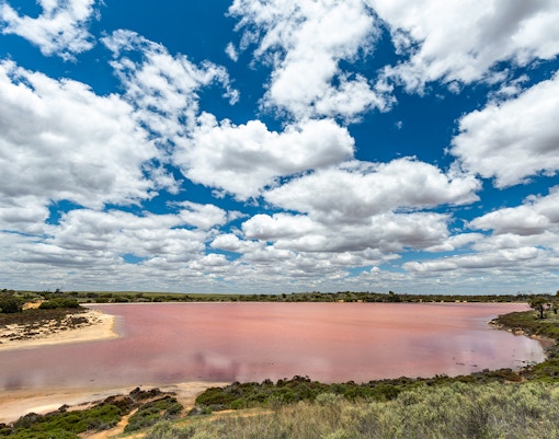 Pink Lakes at Murray Sunset National Park
