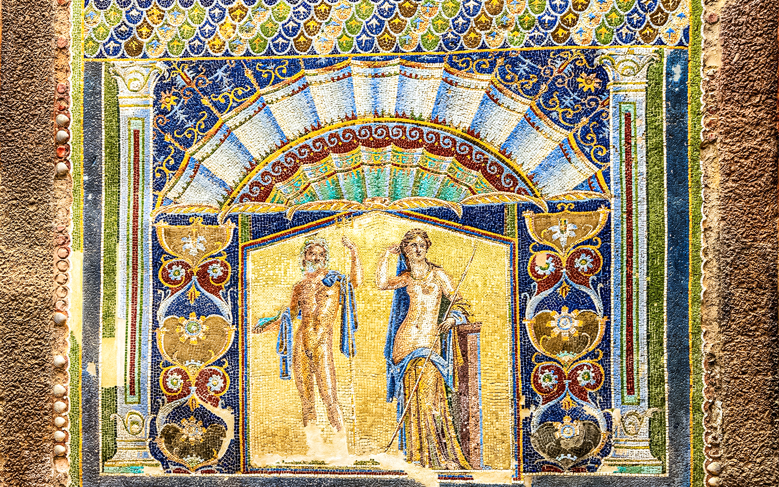 Mosaic in Herculaneum