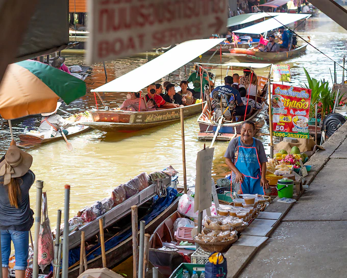 Damnoen Saduak Floating Market Half-Day Guided Tour