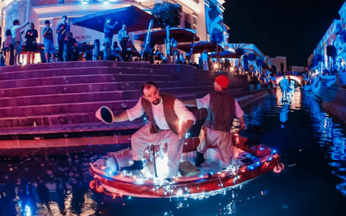 From Alanya: The Land of Legends Night Show with Round-Trip Hotel Transfers