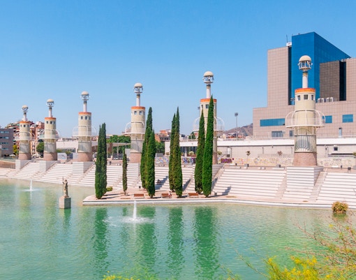 Parc de l'Espanya Industrial - Barcelona Sants Industry park Montjuïc funicular