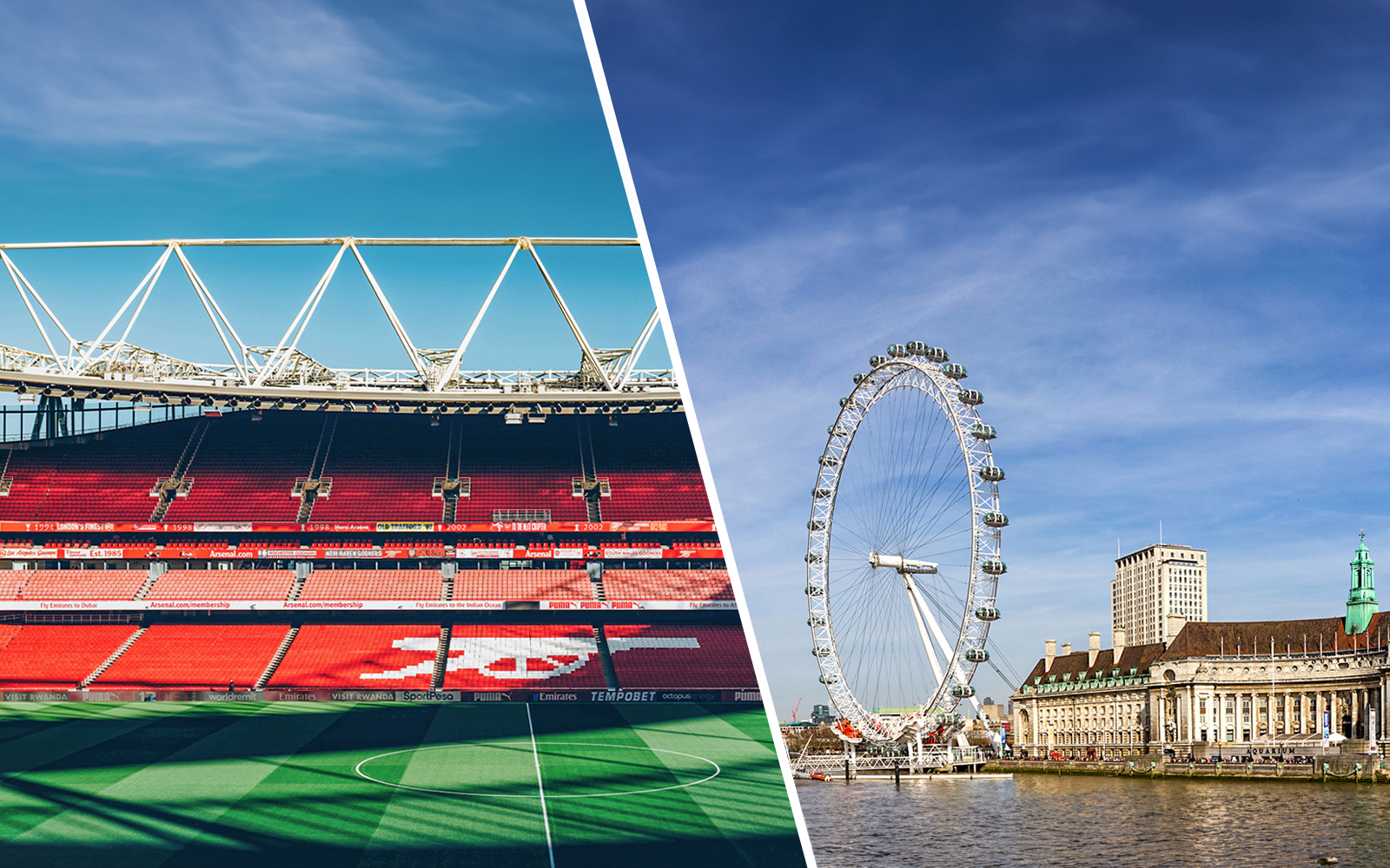 Combo (Save 5%): Arsenal FC Emirates Stadium Tour + London Eye Admission Tickets