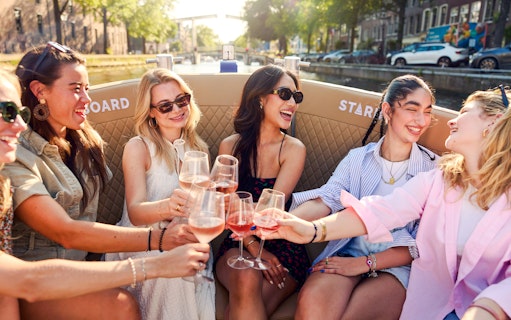 amsterdam: 1-hour luxury electric boat canal cruise with onboard bar-5