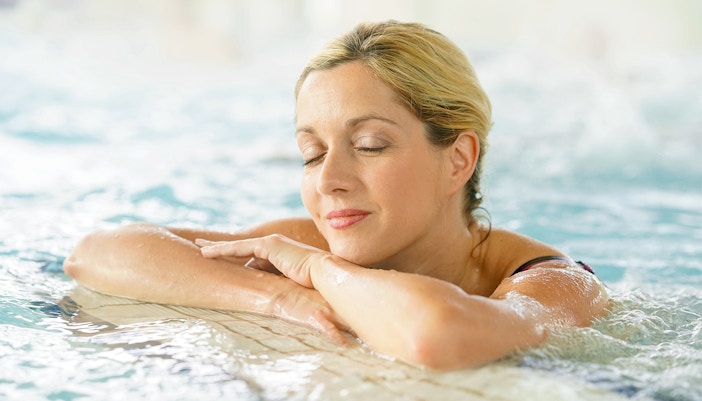 thermal pools at Lukacs Baths