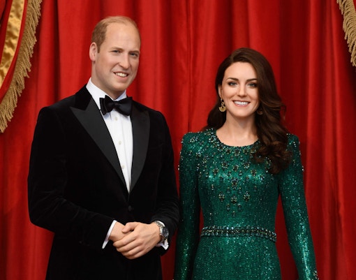 Prince and Princess of Wales at Madame Tussauds