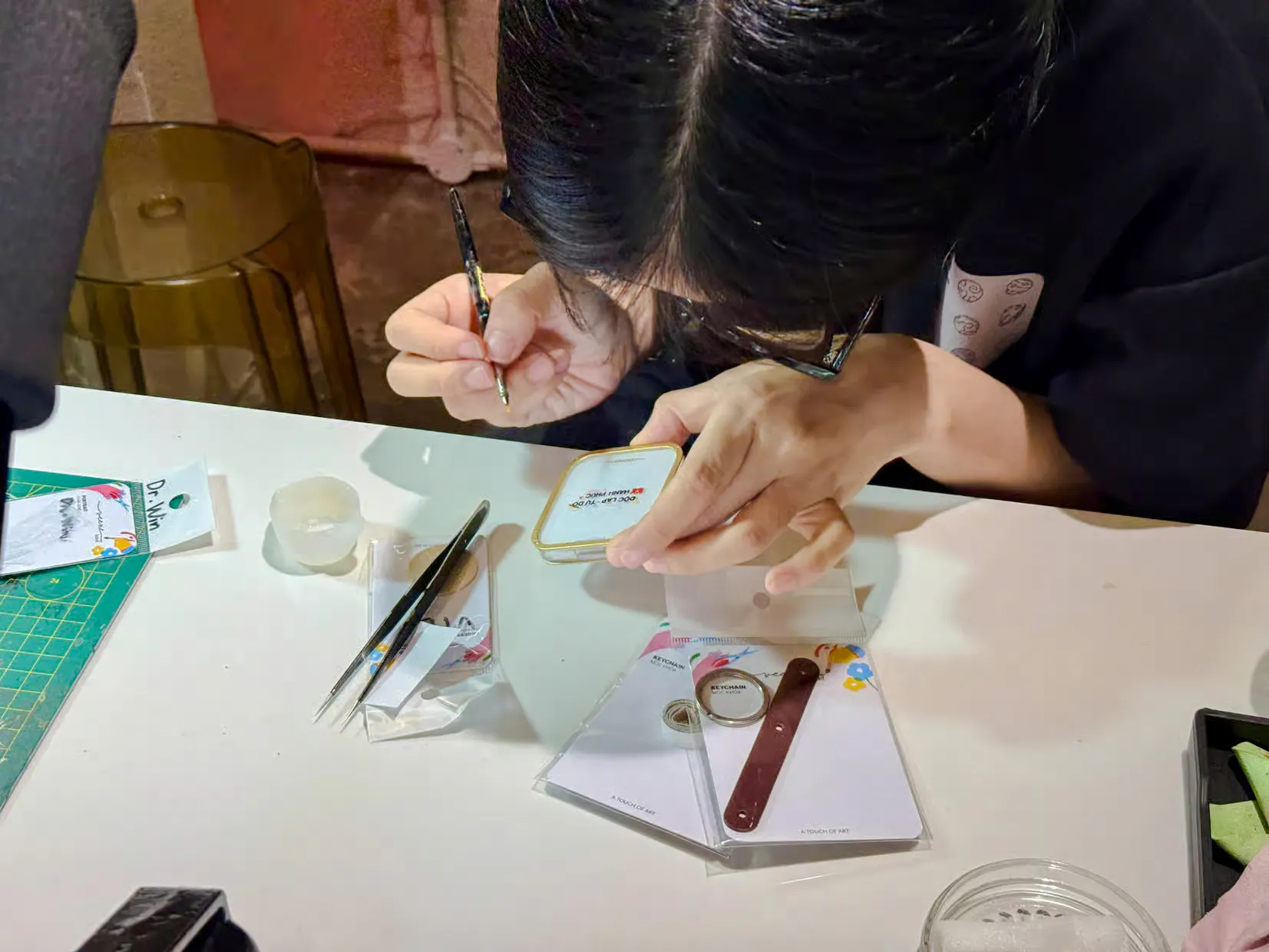 ho chi minh city personalised mini-you keychain workshop-1