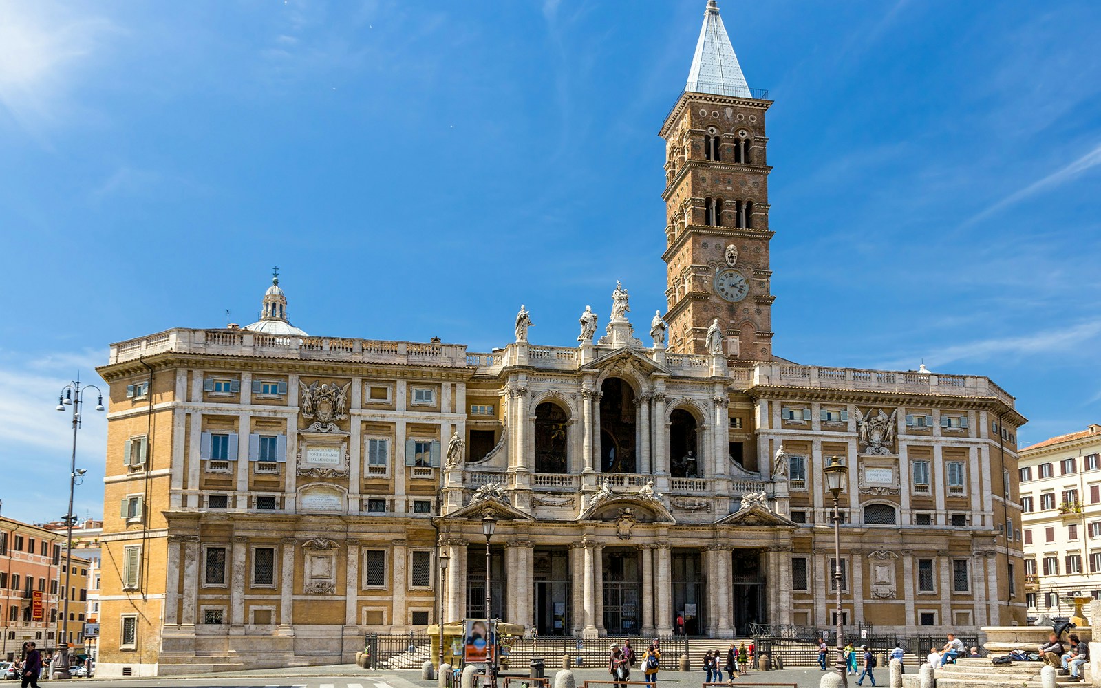 facade of basilica of st mary major