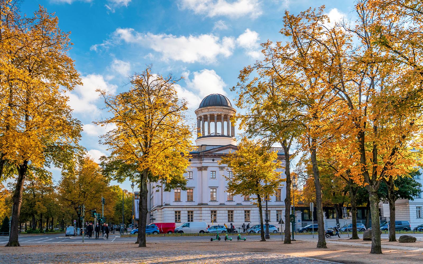 Museum Berggruen exterior view in Berlin showcasing modern architecture.