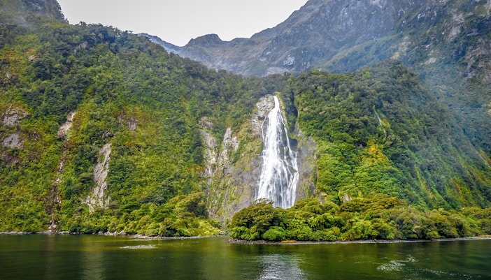 Milford Sound waterfalls