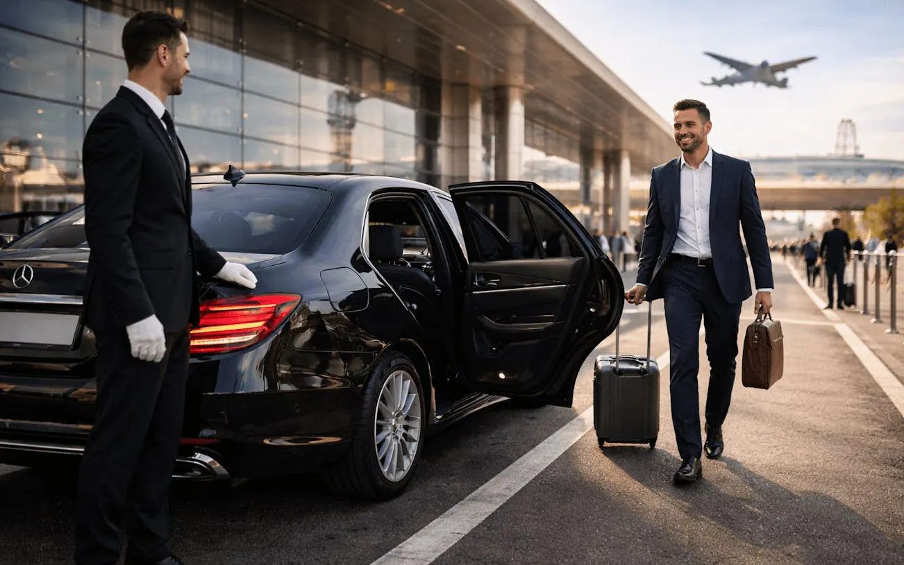 Melbourne Airport Transfer with Meet-and-Greet, Flight Tracking, and Fixed Fare in Luxury Vehicle Image 3