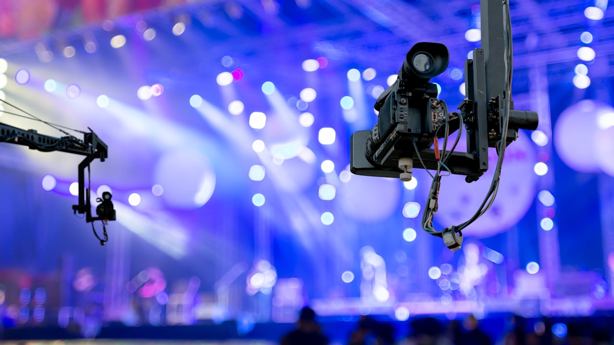 Camera covering live event - Eurovision