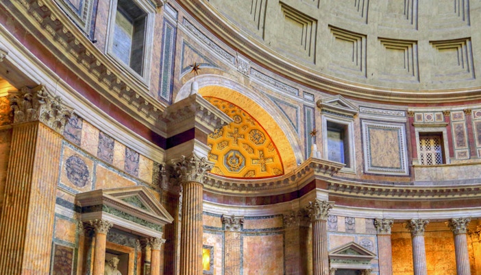 Rome Pantheon interior artwork